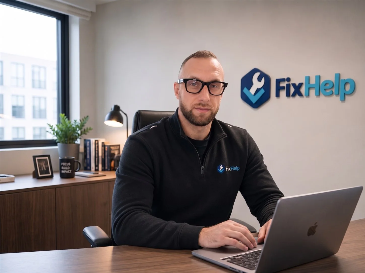 Kamil Wozniak, mechanic and founder of FixHelp